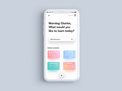 Personal Learning Course App