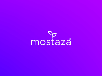 Mostaza gradient logo mostaza mustard purple