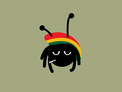 Rasta Bug bug dreadlock high rasta rastafari reggae smoke splif stoned weed