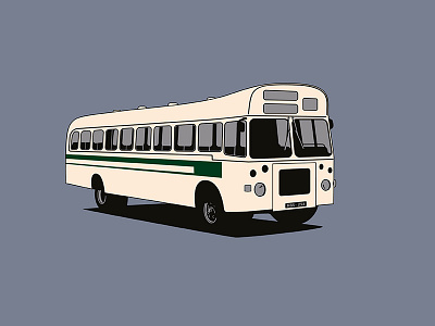 Kenyabus africa design illustration kenya memories nairobi retro urban vector