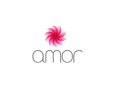 Amor africa branding design events flower gift illustration kenya logo nairobi pink typography urban