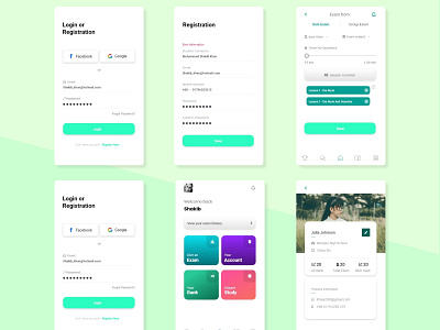 Educational App-UI design mobile app mobile app design mobile design mobile ui ui design