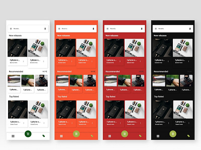 E-commerce  Mobile app page Sample