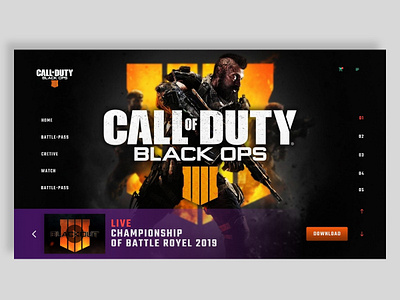 Call Of Duty Black Ops 🔫 web web banner web site