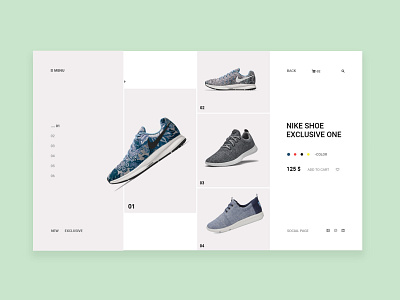 Nike Shoes apps design landing page mobile app ui design web web concept web design website website design