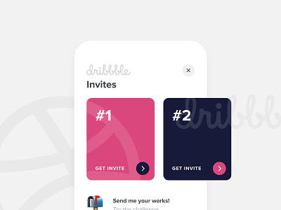 Dribbble invites app cards design detail draft dribbble dribbble invitation dribbble invite giveaway interaction iphone logo mobile mobile app product design typography ui ux