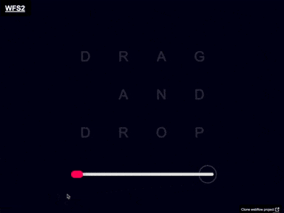 Drag And Drop (webflow interaction)