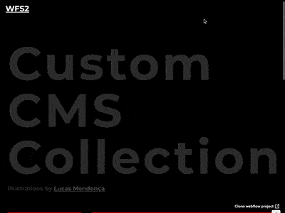 Custom CMS collection (webflow) developement webflow