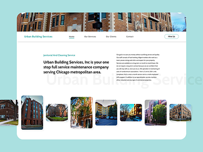 Cleaning company website redesign ui ui design uiux ux design web website