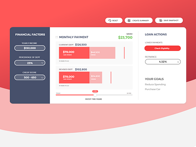 Loan Web App Design