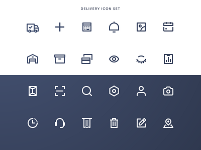 Delivery App Icons
