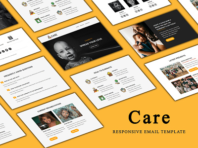 Care – Multipurpose Responsive Email Newsletter Template charity charity email charity email templates email template email templates fundraiser fundraising newsletters ngo nonprofit orphanage pennyblack email builder pennyblack emails pennyblacktemplates responsive