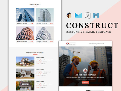 Construct – Email Template building campaign monitor construction email email templates mailchimp mailster marketing newsletters pennyblack pennyblack templates rent resident responsive