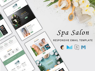 Spa Salon email Template beauty parlor beauty products beauty spa cosmetic day spa discount hairdressers healthcare makeup massage offers sales salon skin care spa spa salon wellness center