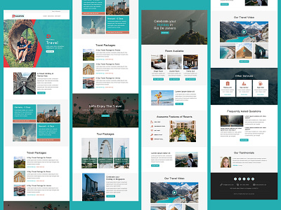 Vacation – Email Template beach villa business campaign monitor email templates mailchimp marketing newsletters pennyblack pennyblack templates resorts responsive stampready tourism travel agency travels vacation