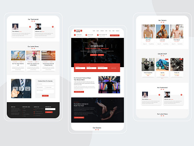 Fitness Gym Landing Page