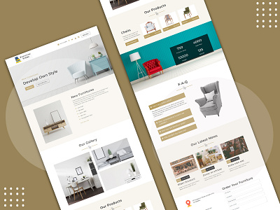 Furniture Store Landing Page