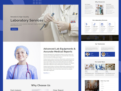 Medical Lab Divi Layout clinic diagnosis doctors health care hospital lab test laboratory marketing medical care medical checkup medical diagnosis medical lab medical test medicine and general categories. pennyblack pennyblack templates pharmacy responsive scan x ray