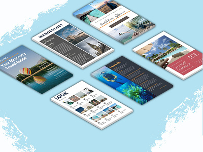 Travel Guide Flyer Canva Template canva canva flyer canva template marketing pennyblack pennyblack templates