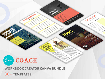 Coaching Creator Canva Workbook Templates Bundle