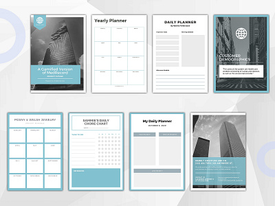 Planner – Project Planner Canva Templates Bundle canva canva templates pennyblack templates project planner template