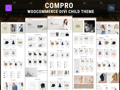 ComPro – WooCommerce Divi Child Theme divi child theme divi layout divi membership plan pennyblack pennyblack templates
