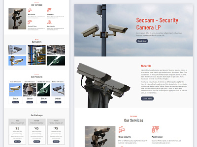 Seccam – Security Camera Services Divi Layout divi layout divi theme marketing pennyblack pennyblack templates responsive