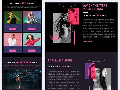 Music Night – Multipurpose Responsive Email Template email templates graphic design ui