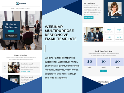 Webinar – Multipurpose Responsive Email Template