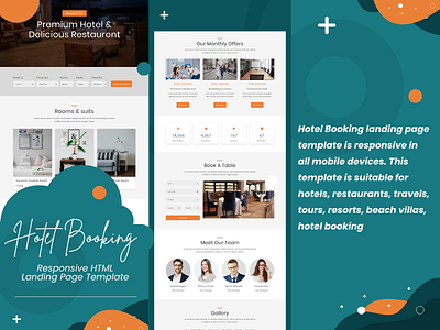 Hotel Booking – Responsive HTML Landing Page Template hotel booking hotel booking categories. htmllandingpage