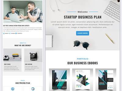 Startup – Multipurpose Responsive Email Template email template multi purpose template startup startup template ui