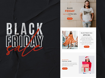 Black Friday – Multipurpose Responsive Email Template black friday black friday sale digital marketing email camping email marketing email template social media marketing template designers