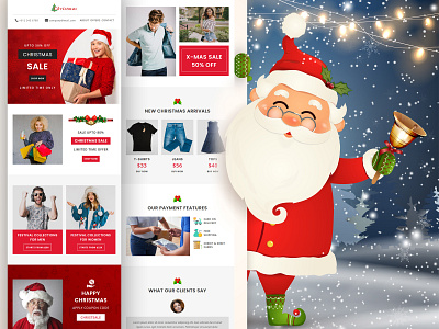 Christmas – Multipurpose Responsive Email Template discount email camping email desgining email marketing email template