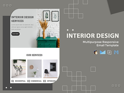 Interior Design – Multipurpose Responsive Email Template email camping email marketing email templates interior design interior design template newsletters responsive