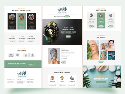 Spa & Salon – Multipurpose Responsive Email Newsletter email camoing email marketing email newsletter email template saloon spa wellness center