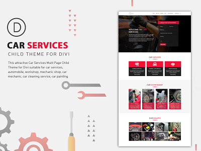 Car Services – Child Theme for Divi