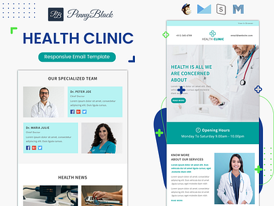 Health Clinic – Responsive Email Template doctor email caimpang email marketing email template emails