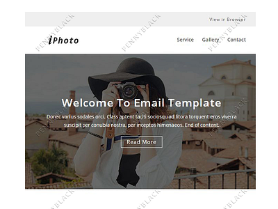 iPhoto – Responsive Email Template campaign monitor email templates mailchimp mymail newsletter pennyblack templates