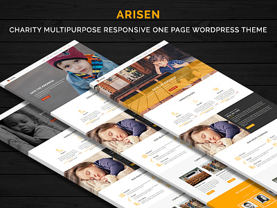 Arisen - Charity WordPress Theme charity donation elementor page builder ngo wordpress