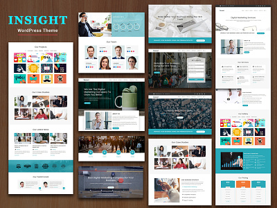INSIGHT - WordPress Theme attractive corporate creative elementor builder simple wordpress