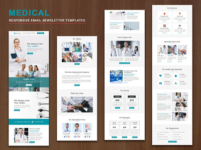 Medical - Responsive Email Templates campaign monitor clinic dental care dentist email templates festival sales lead generation lead magnet mailchimp mailster marketing medical medical center newsletters offers responsive simple stampready web design web development