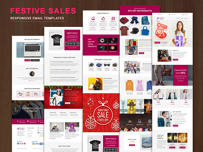 Festive Sales - Responsive Email Templates