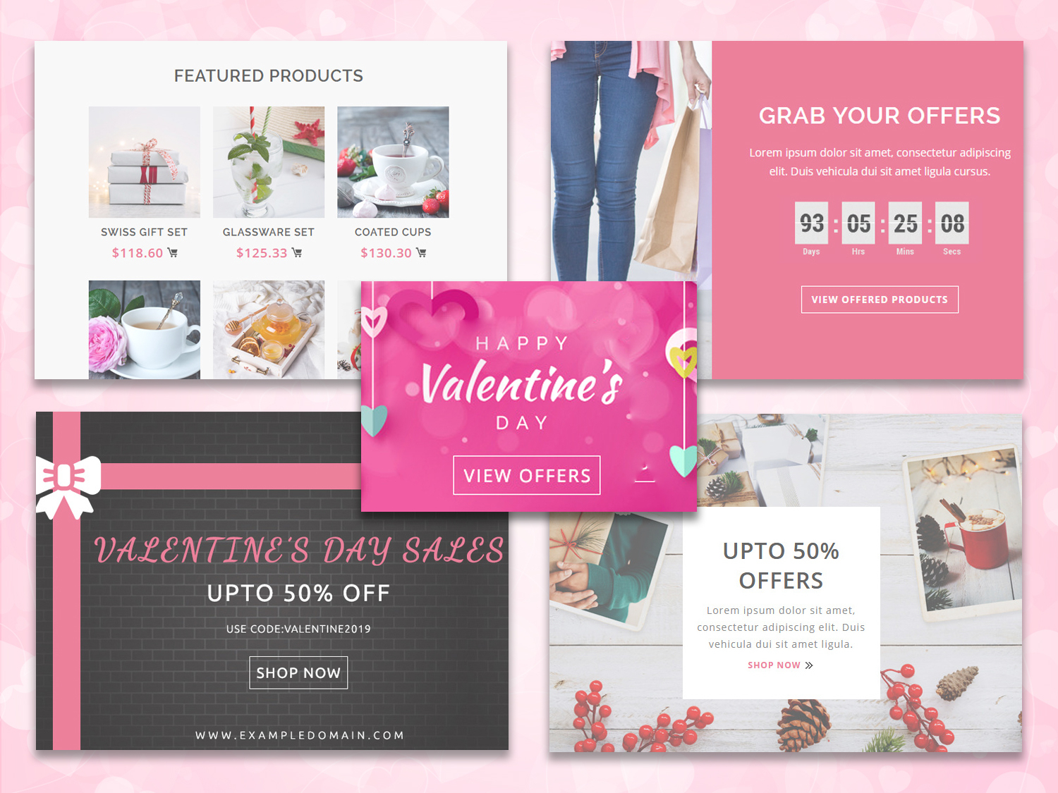 Valentine - Responsive Email Template by Pennyblack Templates on Dribbble