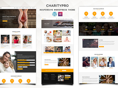 Charitypro – Charity Elementor WordPress Theme charity clean ui community elementor builder fundraiser give donation plugin ngo wordpress