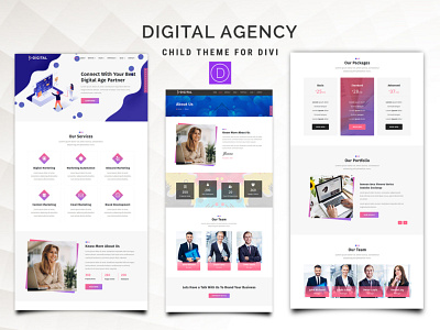 Digital Agency - Divi Child Theme agencies consulting agency digital agency digital marketing divi divi builder divi elementor builder pennyblack pennyblack templates pennyblack themes wordpress