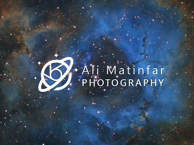 Ali Matinfar Astronomy Photographer Logo branding design graphic graphic design graphicdesign logo logo design logoawesome logodesign logotype