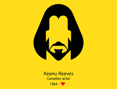 Keanu Reeves branding design graphic graphic design graphicdesign illustration logoawesome logoconcept logodesign logoinspiration