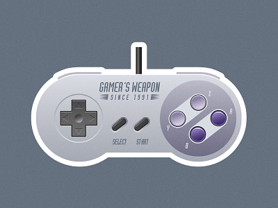 Gamers Weapon controller gamers gaming nintendo oldschool weapon