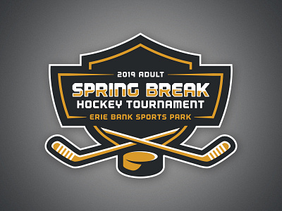 Erie Adult Hockey Tournament Logo