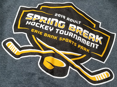 Hockey Tournament T-Shirt Printed